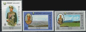 Malaysia Kedah 127-29 MH 1983 set (ak5278)