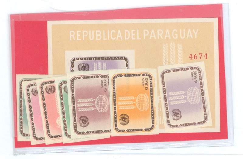 Paraguay #760-766a Mint (NH) Single (Complete Set)