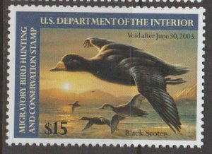 U.S. Scott #RW69 Duck Stamp - Mint NH Single