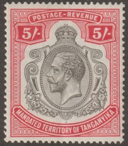 EDSROOM-22220 Tanganyika 42 LH 1927-31 High Value CV$42.50