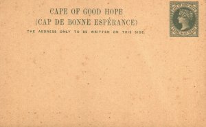 Cape of Good Hope unused postpaid postcard