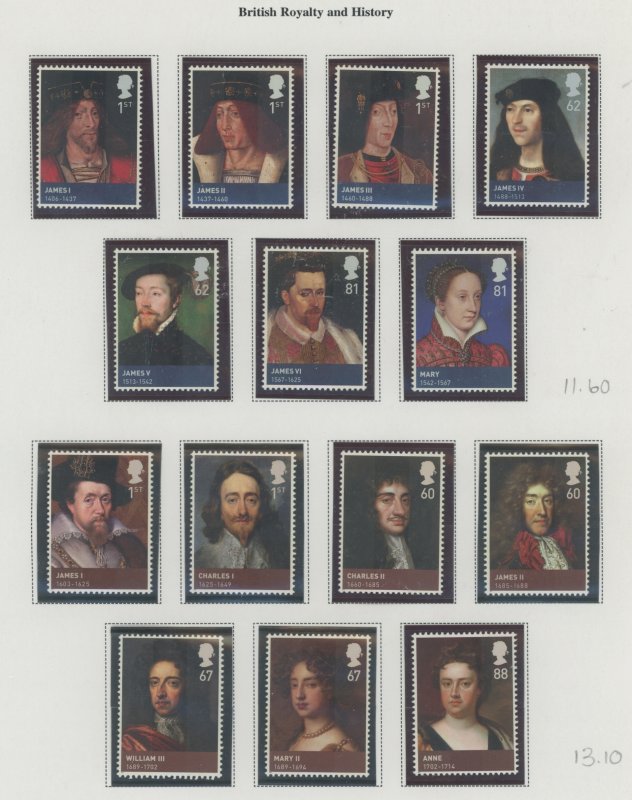 Great Britain #2767/2813 Mint (NH) Single (Complete Set) (Royalty)