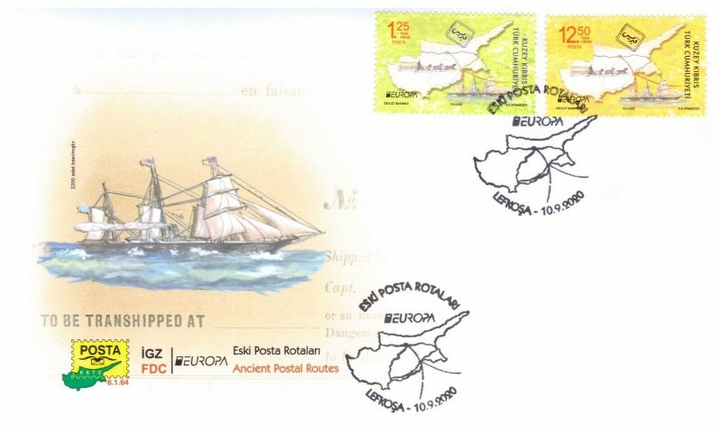 TURKISH NORTHERN CYPRUS/2020 - (FDC) EUROPA CEPT, MNH 