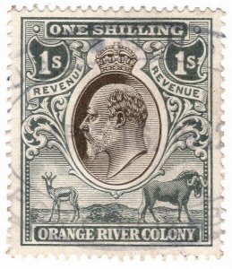 (I.B) Orange River Colony Revenue : Duty Stamp 1/-