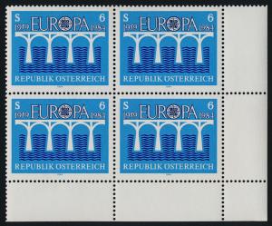 Austria 1272 BR Block MNH EUROPA