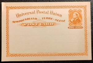 Canada. Postcard from Newfoundland Terre-Neuve of the Universal Postal Union ...