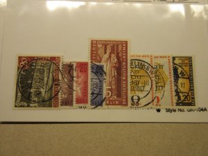 BERLIN Scott 9N144, 9N145-7, 9N157, 9N158-9, 9N160 USED Cat $9.05