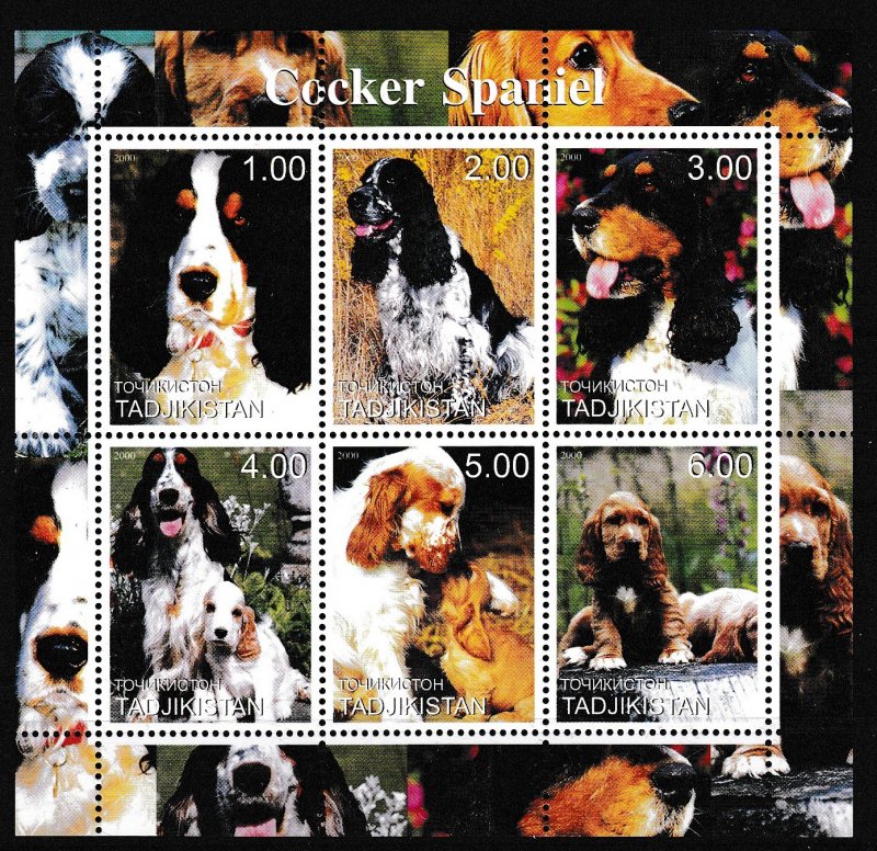 Tadjikistan - DOGS - S.S. - MNH