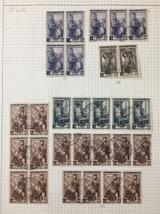 ITALY Large Mid Period Used on Pages Mixture (Apx 500 Items) UK2309