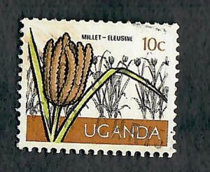 Uganda #133 used Single