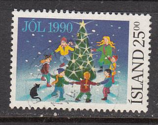 Iceland SC# 716  1990 25K Christmas used