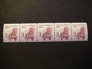 Scott 2252a, 3c Conestoga Wagon, PNC5 #3, Shiny gum, no tag, MNH Transportation