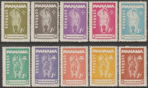 EDSROOM-20308 Panama RA52-61 MNH 1964 Complete Postal Tax