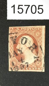 MOMEN: US STAMPS # 11A VF/XF USED LOT #15705