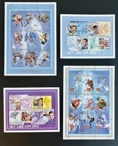 2002 Salt Lake City Olympic Games Stamps Sheetlets Set #3474/3500 Per-