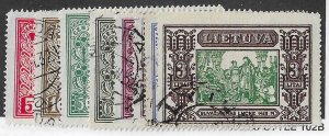 Lithuania Sc #264-271 used set of 8 VF