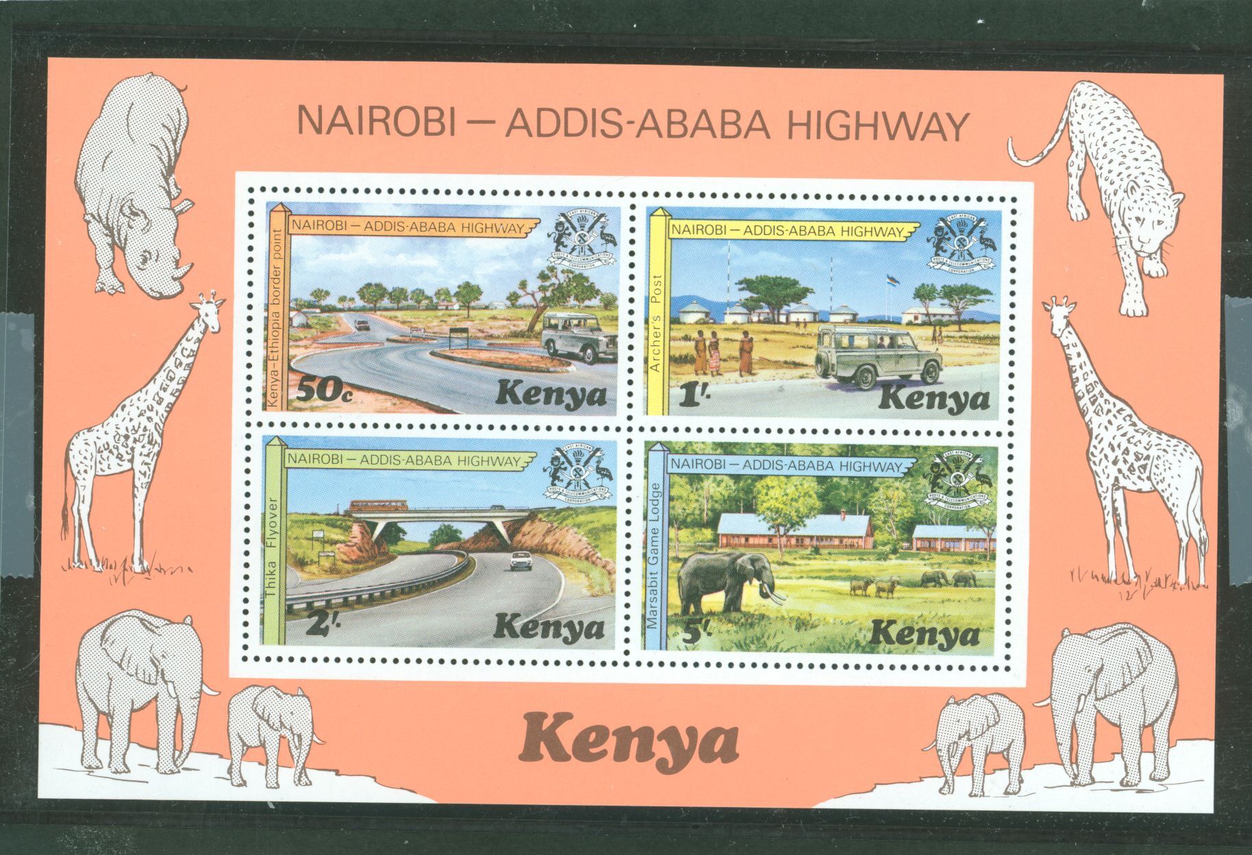 Icona Di Vettore Della Bandiera Del Kenya Illustrazione di Stock