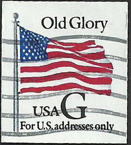 # 2886 USED G STAMP OLD GLORY