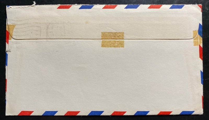 1958 USA Air Force Post Office Airmail Cover To San Leandro CA