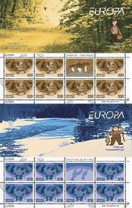 Belorussia Belarus 2004 Europa Holidays set of 2 limited edition booklets MNH