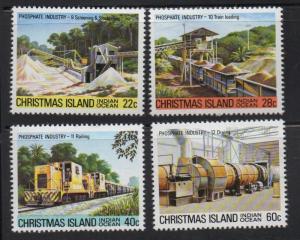 Christmas Islands. Phosphate Industry.  Train.  SC 103-106.