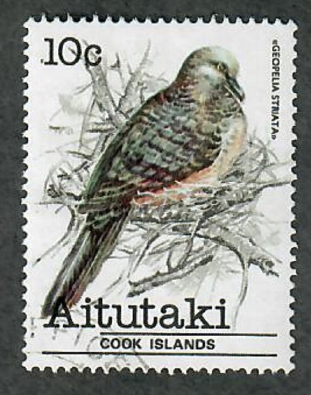 Aitutaki #227  Bird used Single