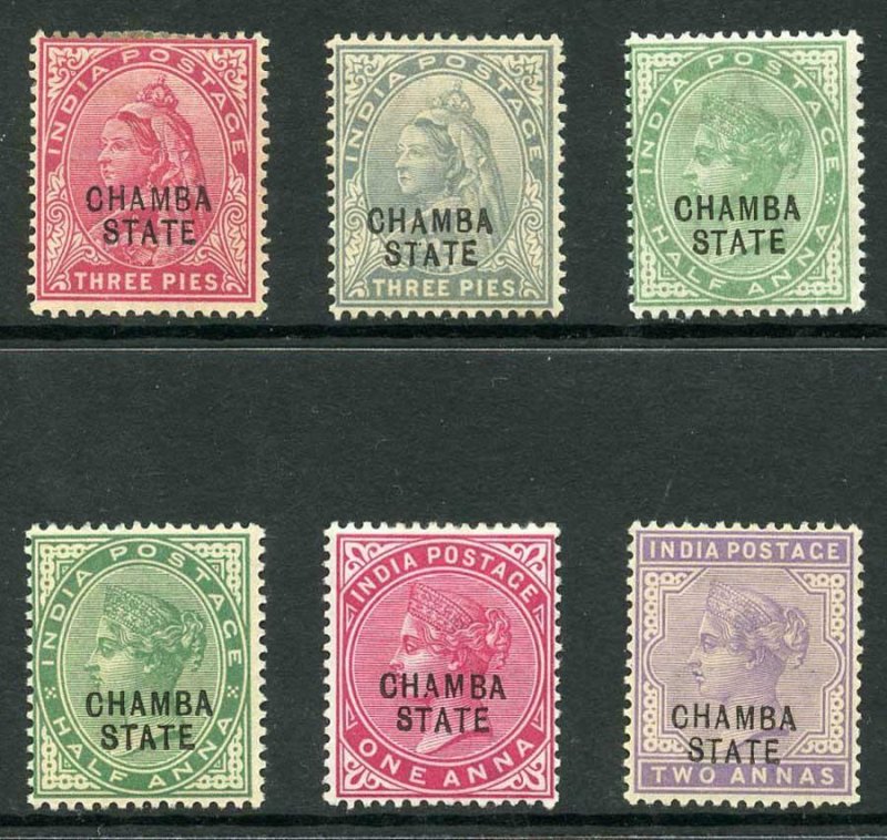 Chamba SG22/7 1900 QV Colour Change Set of 5 (plus shade) M/M