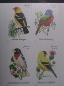 ​UNITED STATES-2014-SC#4891b COLORFUL BEAUTIFUL LOVELY SONG BIRDS MNH BOOKLET