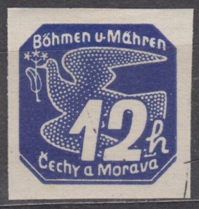 Bohemia & Moravia Scott #P6 1939 MNH