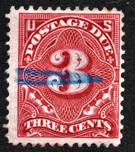 US 1910 3¢ Postage Due Stamp #J47 used CV $60