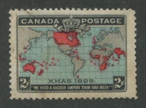 CANADA #86 USED VF/SUPERB JUMBO