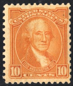 SC#715 10¢ Washington Bicentennial Single (1932) MNH