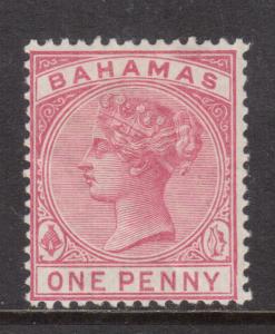 Bahamas #27a Mint Fine Original Gum Hinged