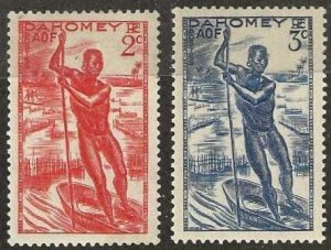 Dahomey 113-114 mint,  hinged. 1941. (D304)
