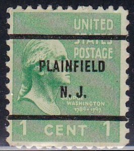 Precancel - Plainfield, NJ PSS 804-61 - Bureau Issue