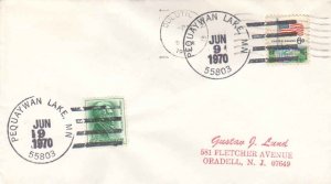 United States Minnesota Pequaywan Lake 55803 1970 4-bar  1970-1974  Philatelic.