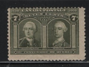 CANADA,  100  MINT HINGED, THINS, DISCOUNTED  $160.00