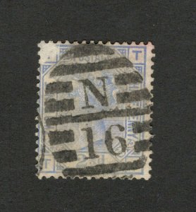 GB - UNITED KINGDOM - USED STAMP - QV - 2 1/2 d    (69)