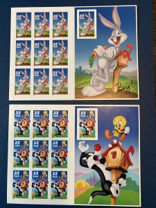 US Stamps- SC# 3137/3534 -  That’s All Folks - Pane Of 10 - MNH - SCV = $37.25