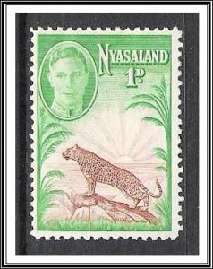 Nyasaland Protectorate #84 KG VI & Leopard NG