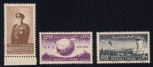 Syria - 1949 - Sc C153-55 - NH - Complete set + 1