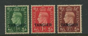 Great Britain -Tangier-Scott 515-517 - Definitive -1937 - MH -Set of 3 Stamp