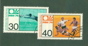 GERMANY 1146-7 USED BIN $0.50