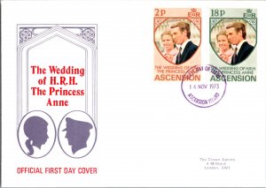 Ascension, Worldwide First Day Cover, Royalty