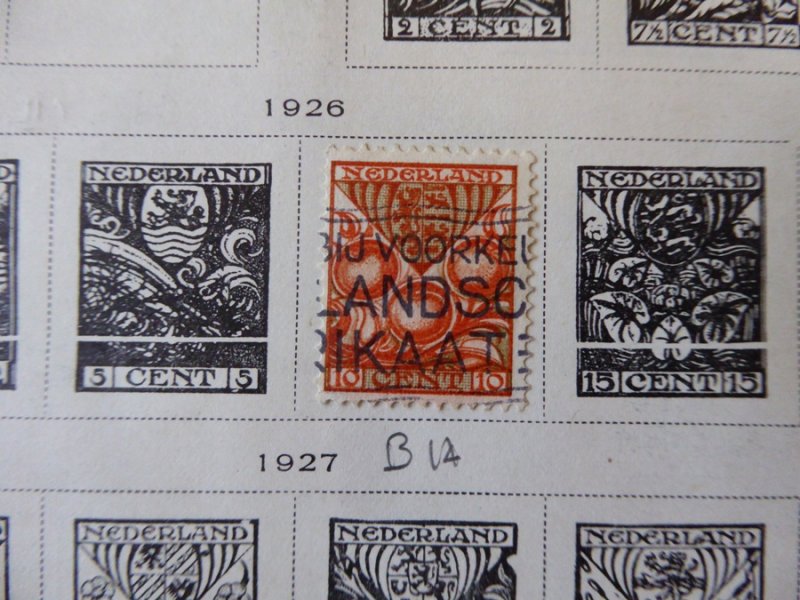 Netherlands 1872-1965 Stamp Collection on Scott International Pages