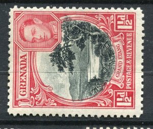 GRENADA; 1938 early GVI pictorial issue Mint hinged 1.5d. value