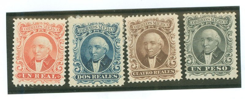 Mexico #14a-17a Unused Single (Complete Set)