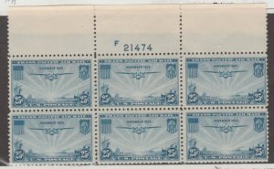 U.S. Scott #C20 Airmail Stamp - Mint NH Plate Block