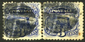 U.S. #114 USED PAIR