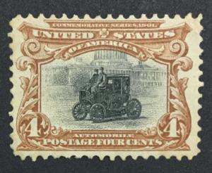 MOMEN: US #296 MINT OG H #25551